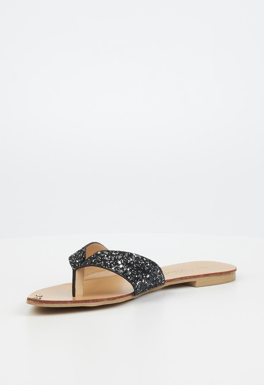 Miss Black - Jazmin1 toe post sandal - black