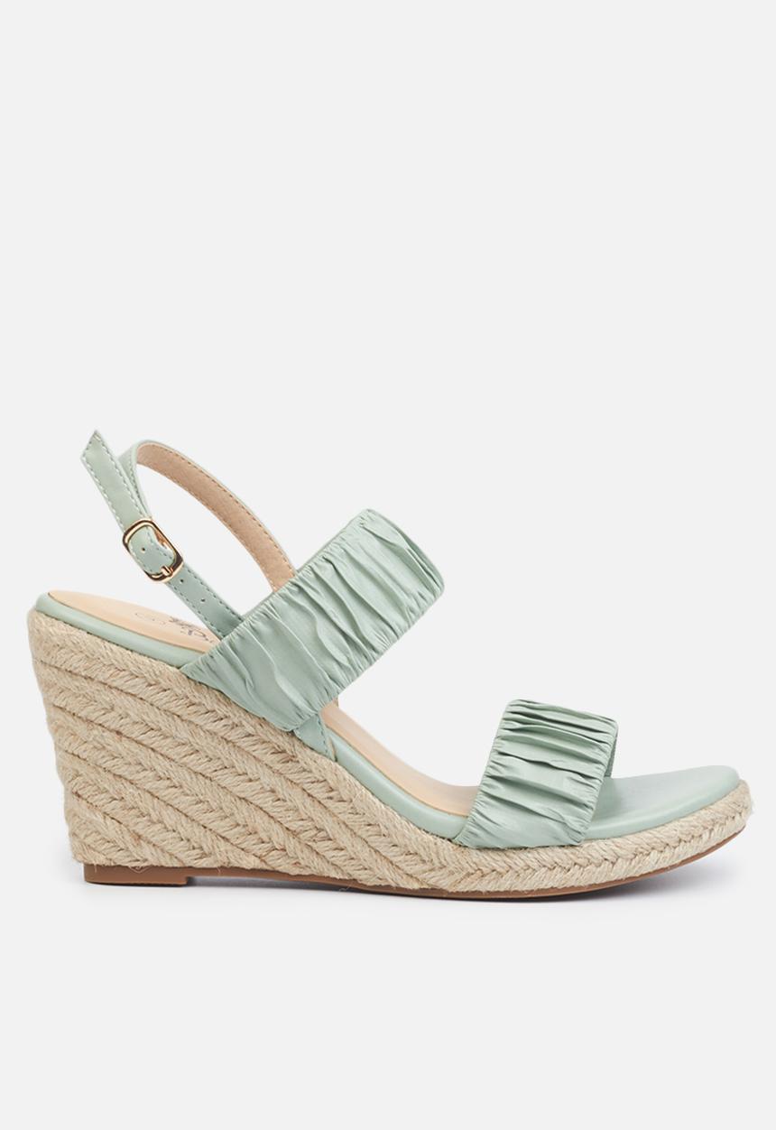 Butterfly Feet - Drayco 7 espadrille wedge heel - mint