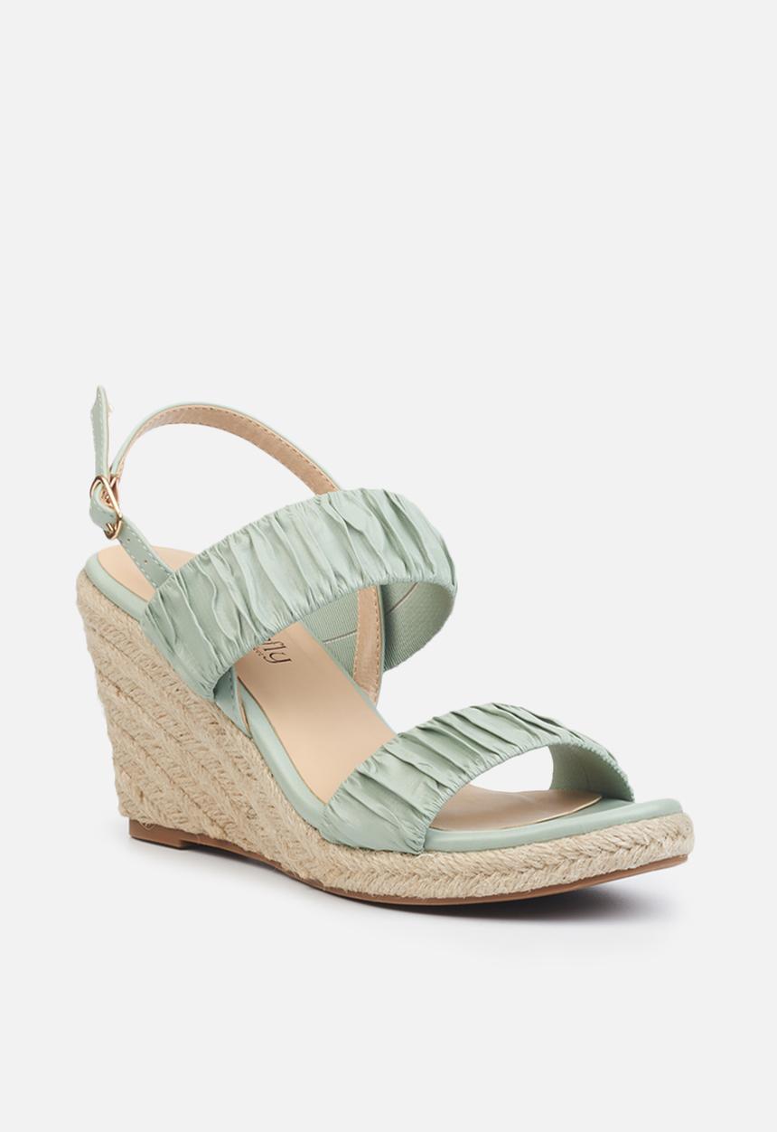 Butterfly Feet - Drayco 7 espadrille wedge heel - mint