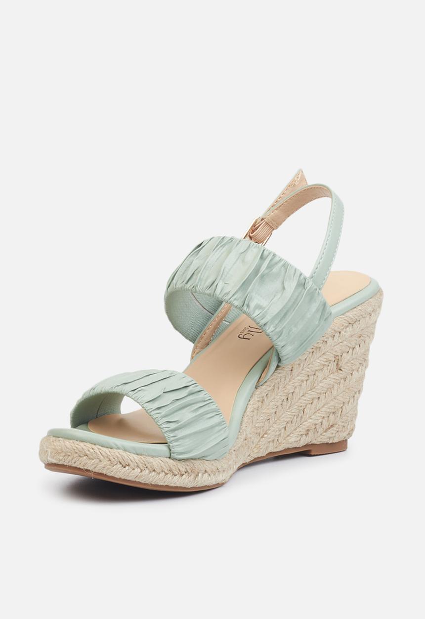 Butterfly Feet - Drayco 7 espadrille wedge heel - mint