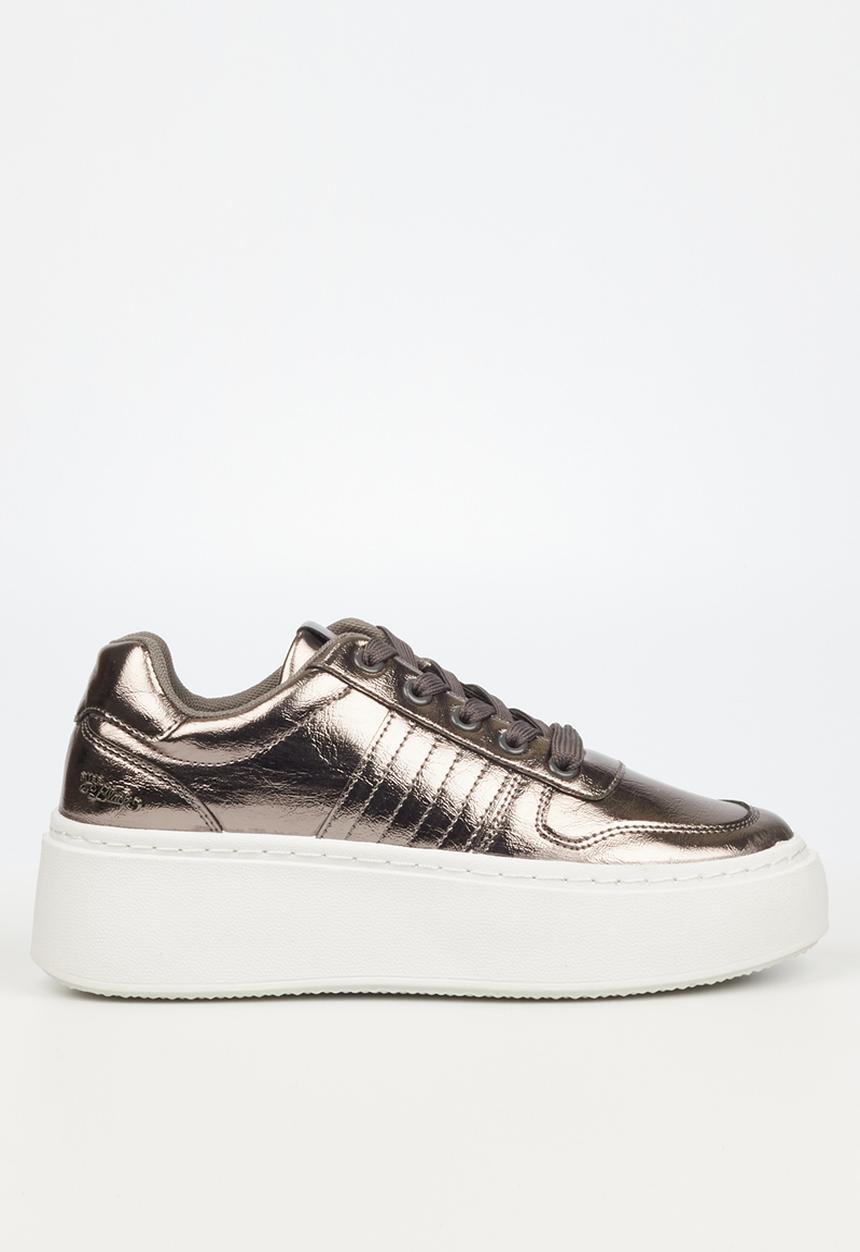 Miss Black - Trio2 flatform sneaker - pewter