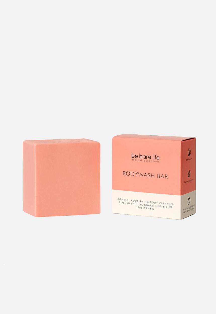 be.bare - Bodywash Bar - Rose Geranium, Grapefruit & Lime