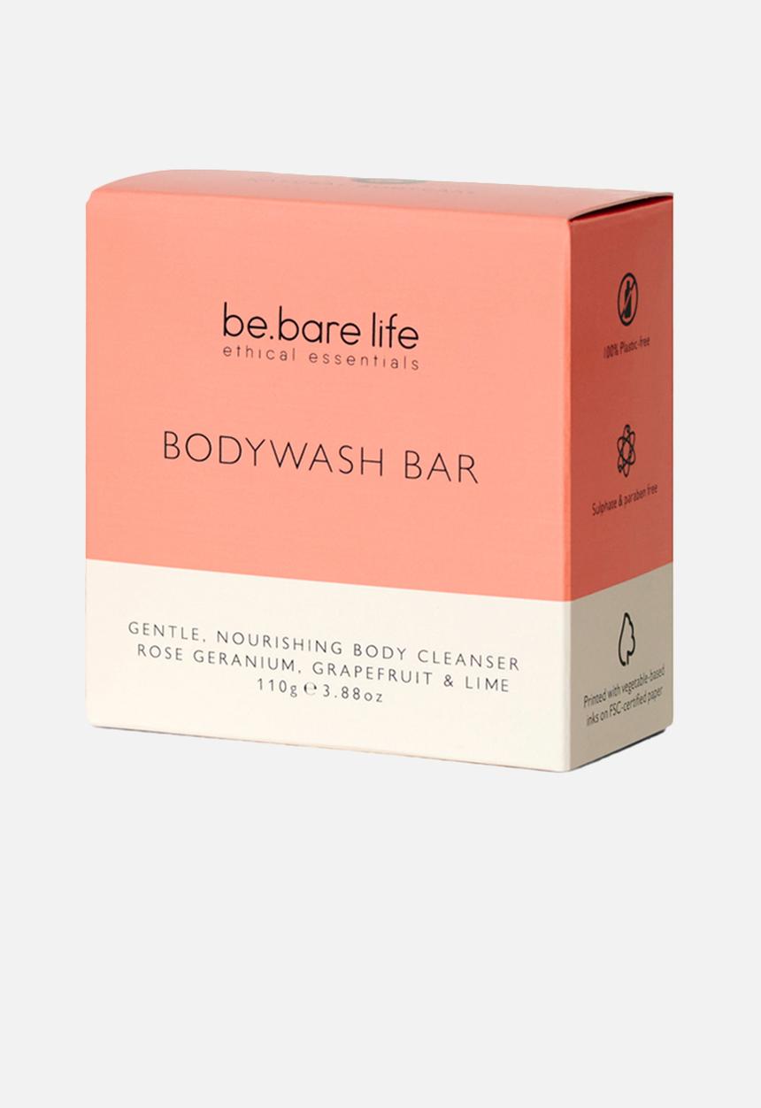 be.bare - Bodywash Bar - Rose Geranium, Grapefruit & Lime