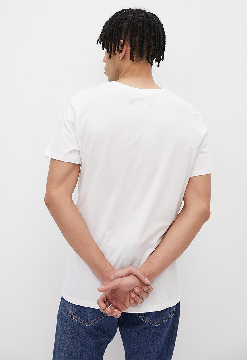 STYLE REPUBLIC - Mikey crew neck graphic tee - white 