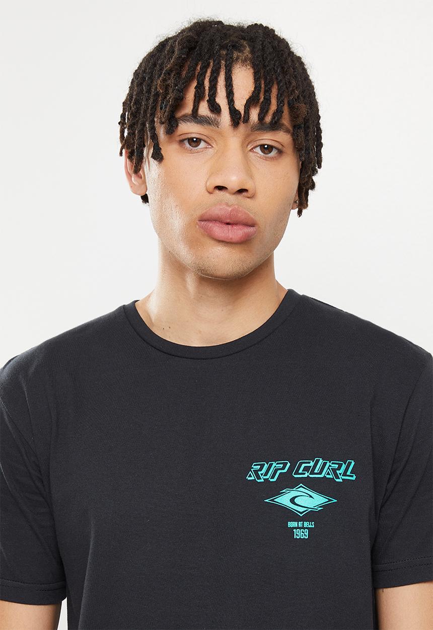 Rip Curl - Fade out icon tee - black