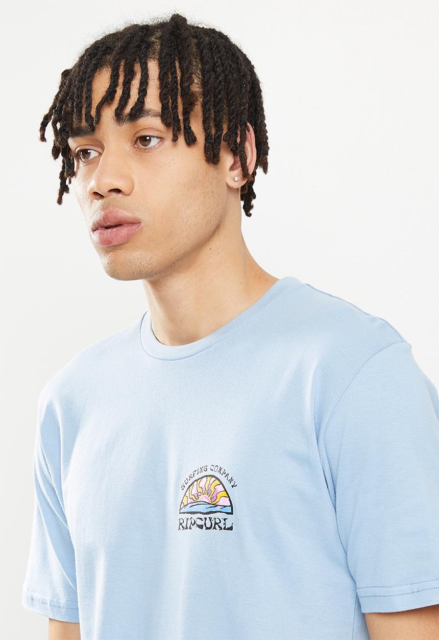 Rip Curl - Rays and hazed tee - bells blue