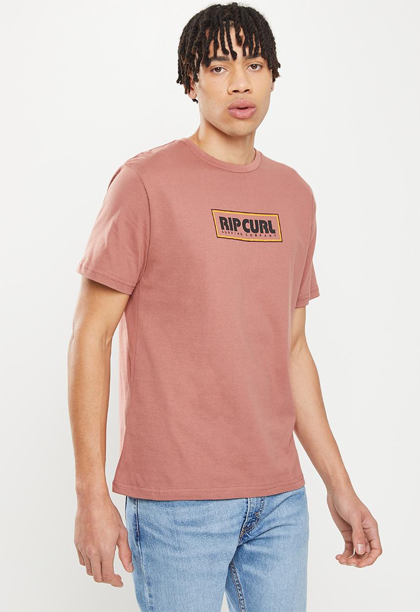 Rip Curl - Big mumma icon tee - dusty mushroom