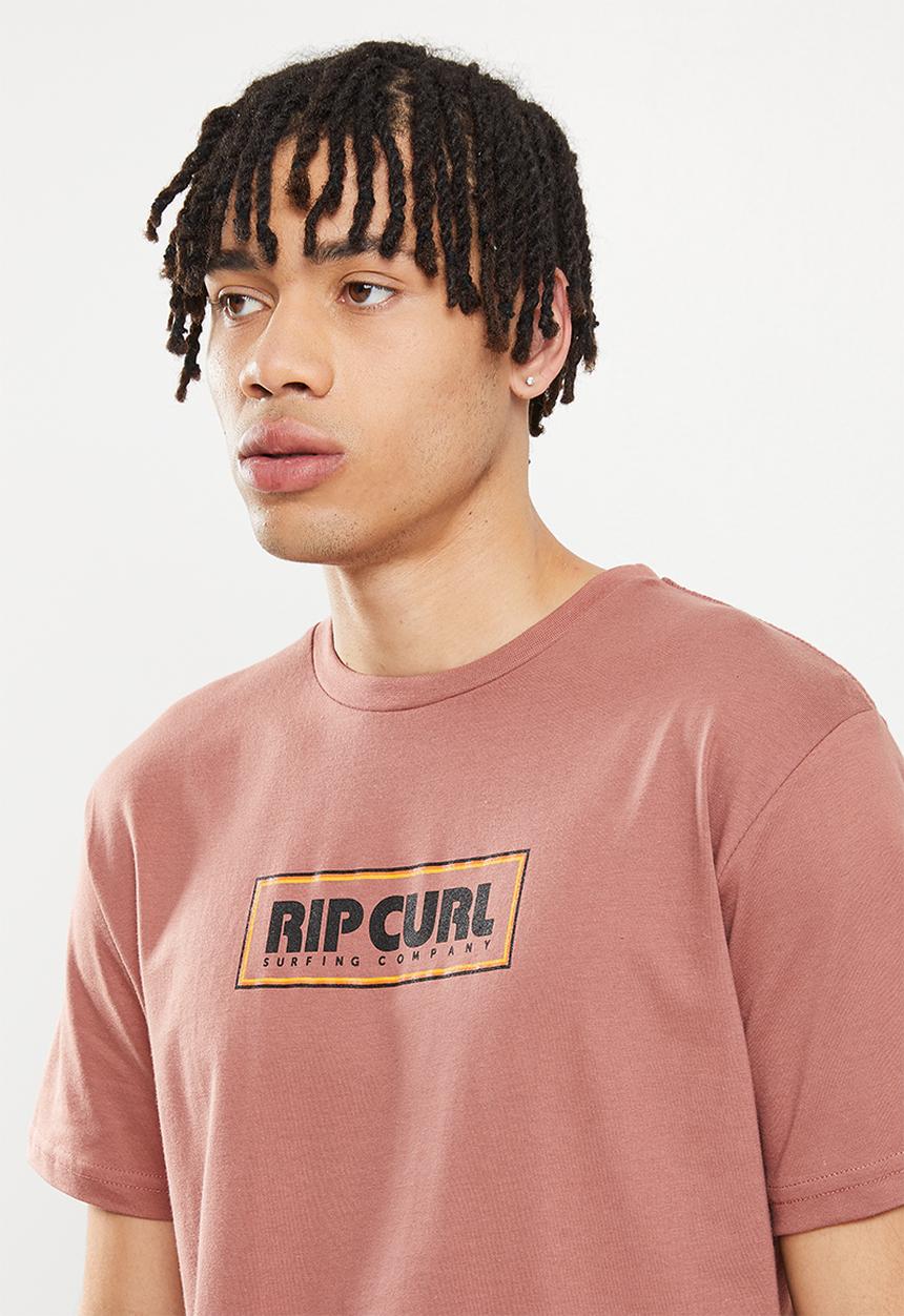 Rip Curl - Big mumma icon tee - dusty mushroom