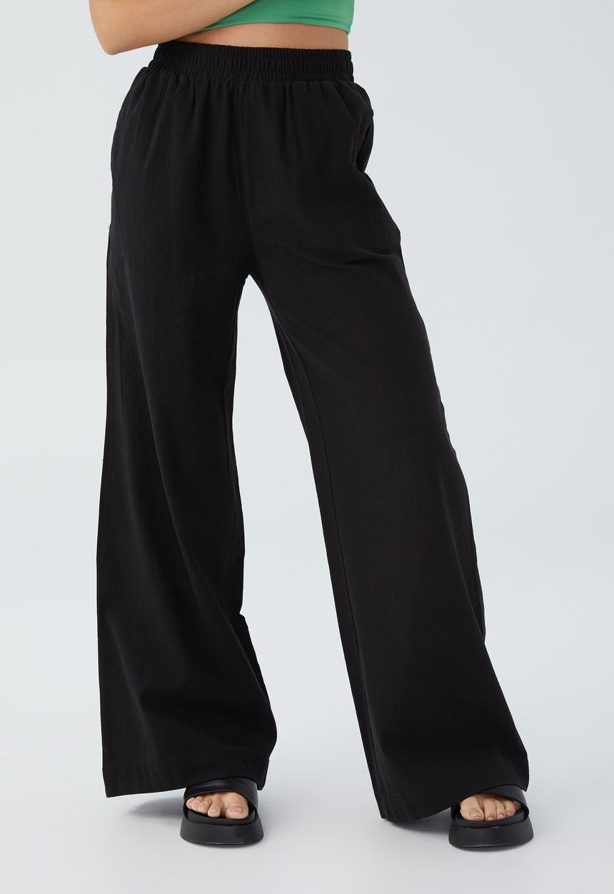 Cotton On - Sunny flare pant - black