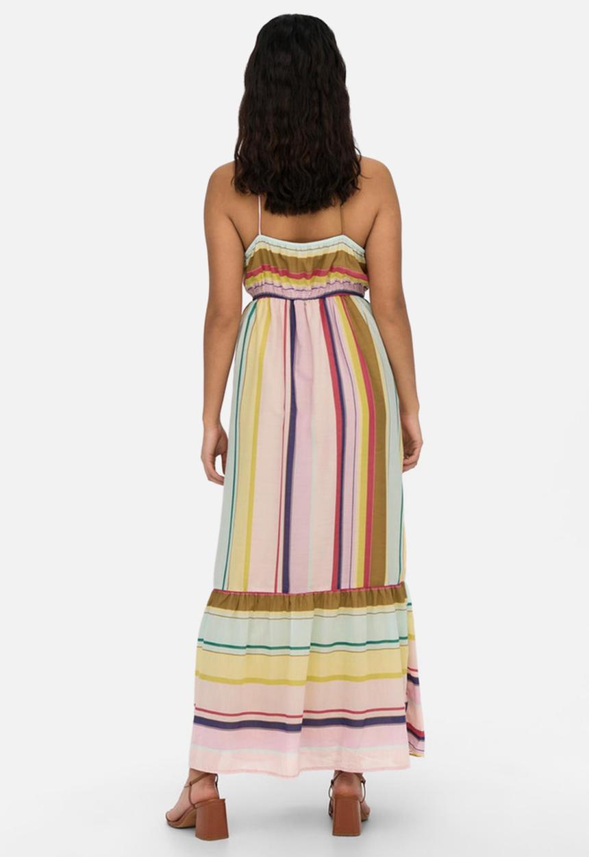 ONLY - Suzy life halterneck ankle dress - seashell pink