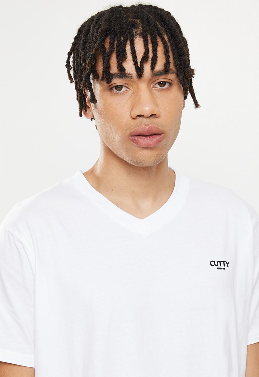 Cutty - Rich regular fit T-shirt- white