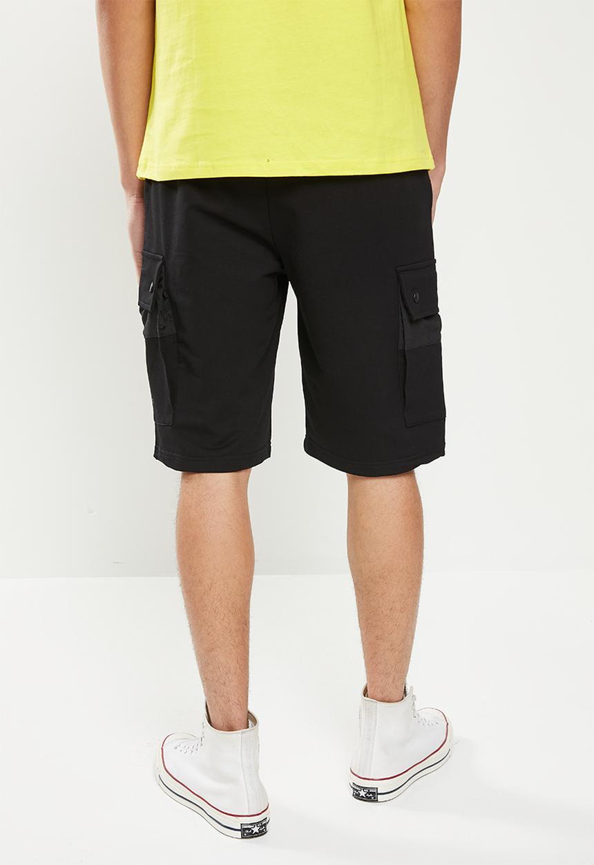 Cutty - Point cargo short - black