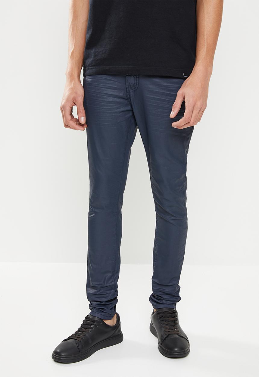Cutty - Root skinny fit knitted coated denim jean - tint