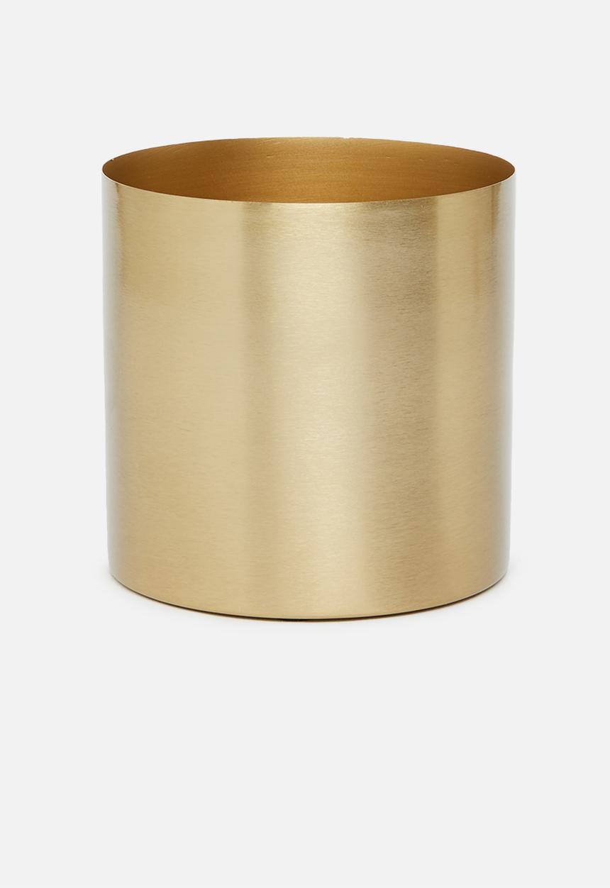 Sixth Floor - Amelia planter - gold