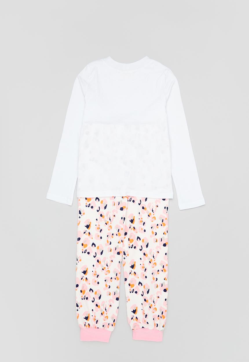 Superbalist - Flannel pj set - white & pink
