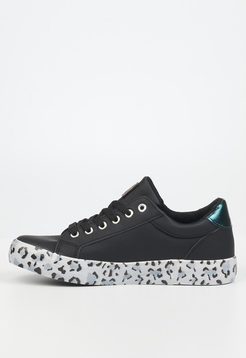 Miss Black - Baker16 flatform sneaker - black