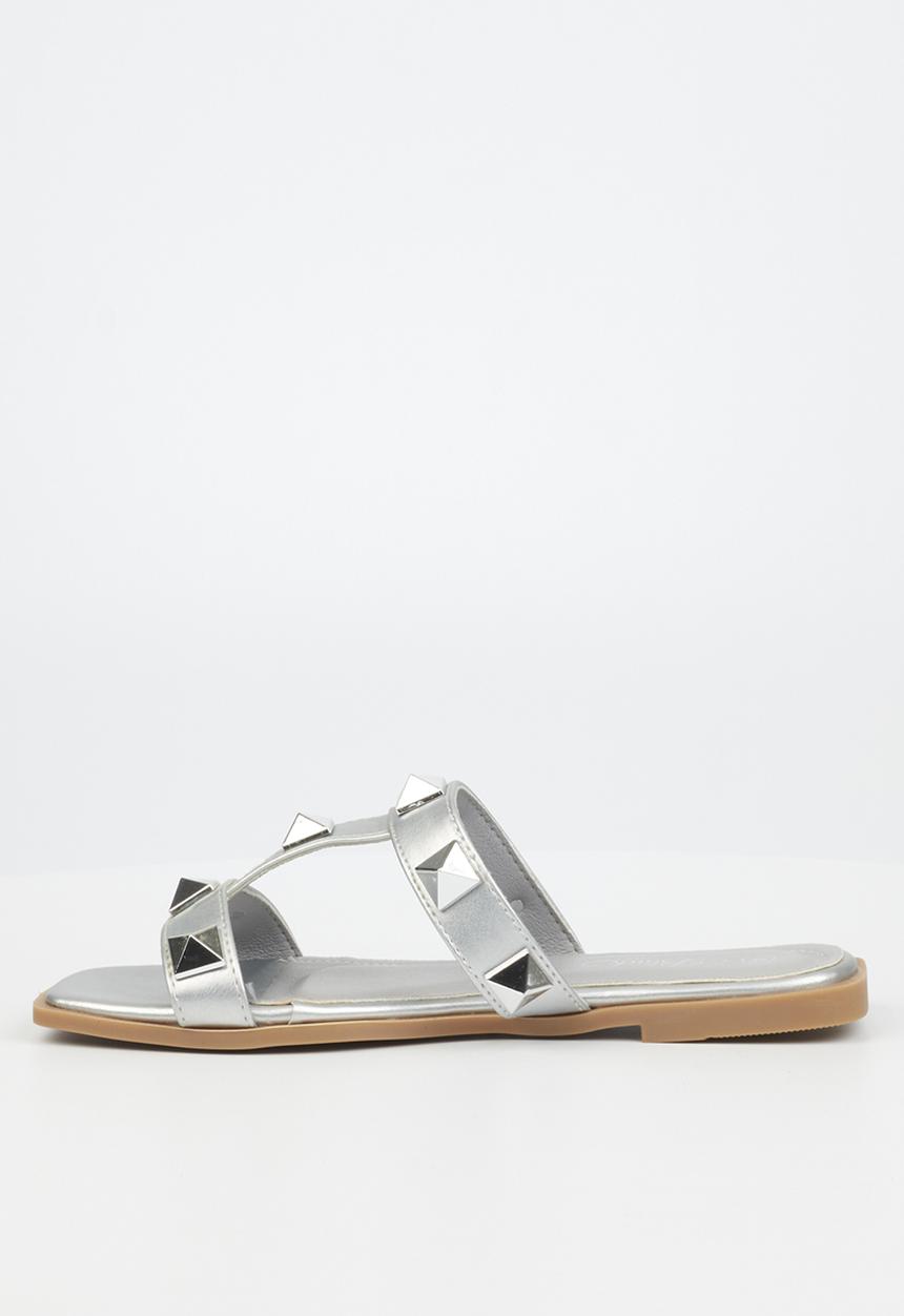 Miss Black - Discopia5 sandal - silver
