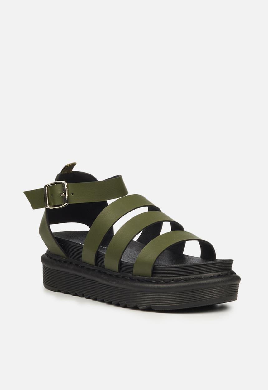 Rock & Co - Rouge 4 chunky flatform sandal - olive