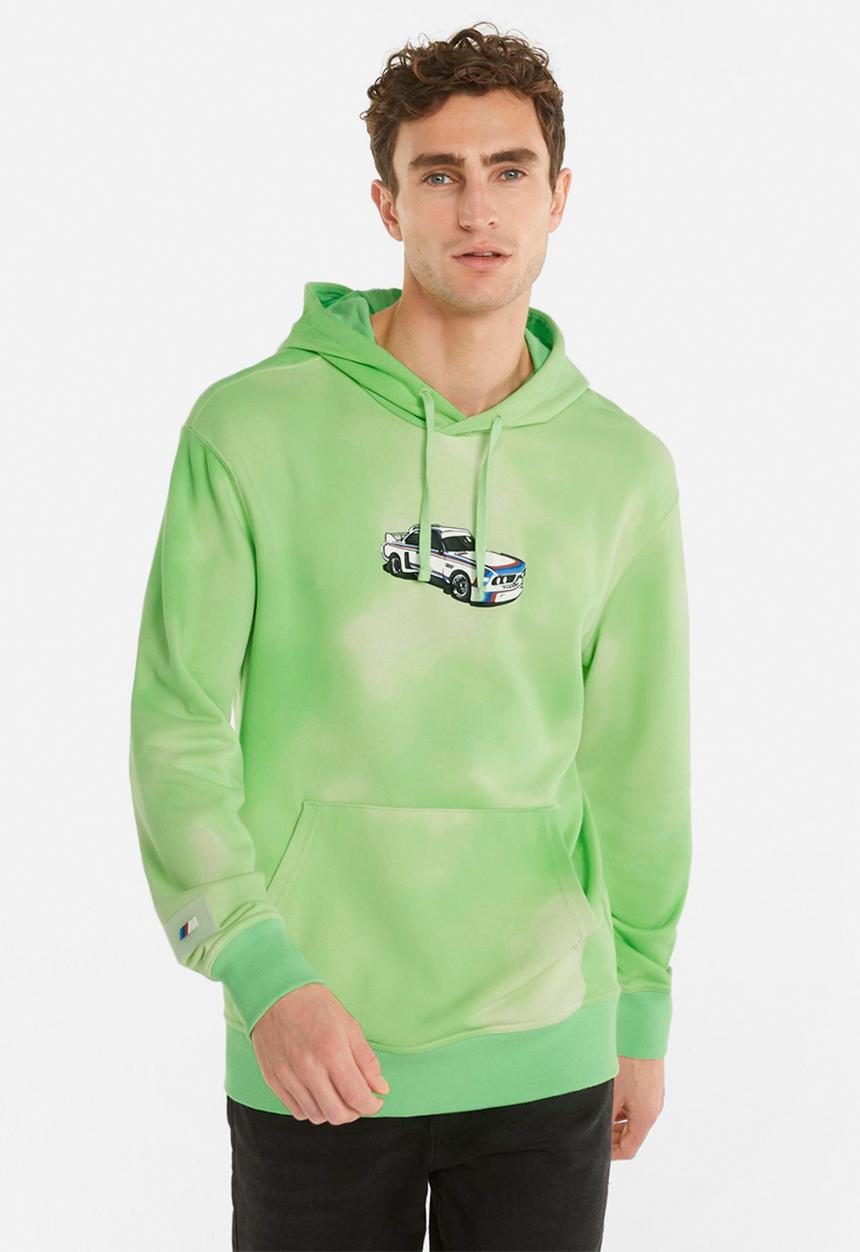 PUMA - BMW  Motorsport Statement Hoodie  - paradise green