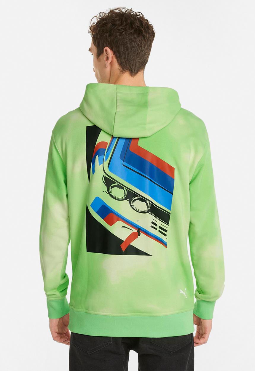 PUMA - BMW  Motorsport Statement Hoodie  - paradise green