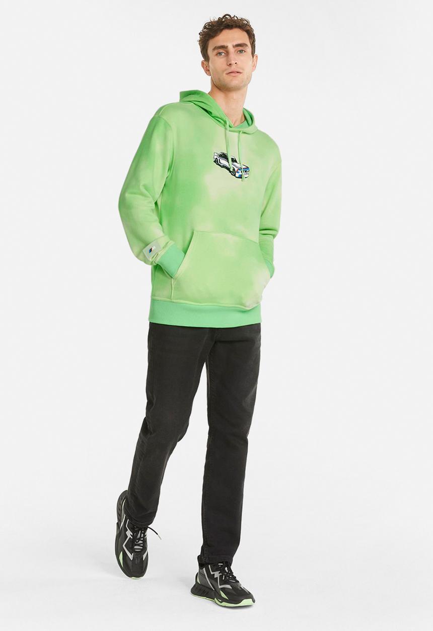 PUMA - BMW  Motorsport Statement Hoodie  - paradise green