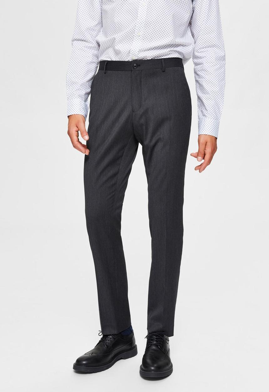 Selected Homme - Slim fit mylobill trouser - grey
