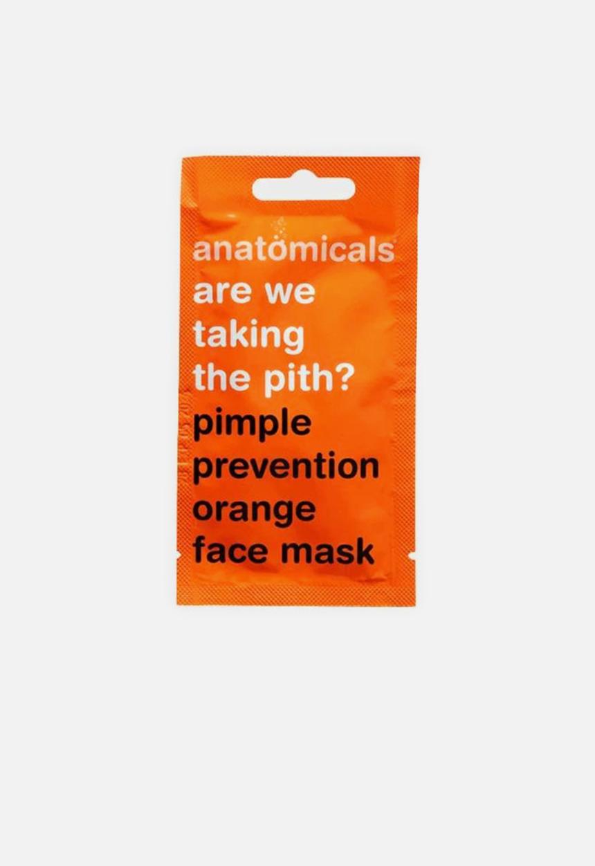 anatomicals - Are We Taking The Pith Pimple Prevention Orange Face Mask