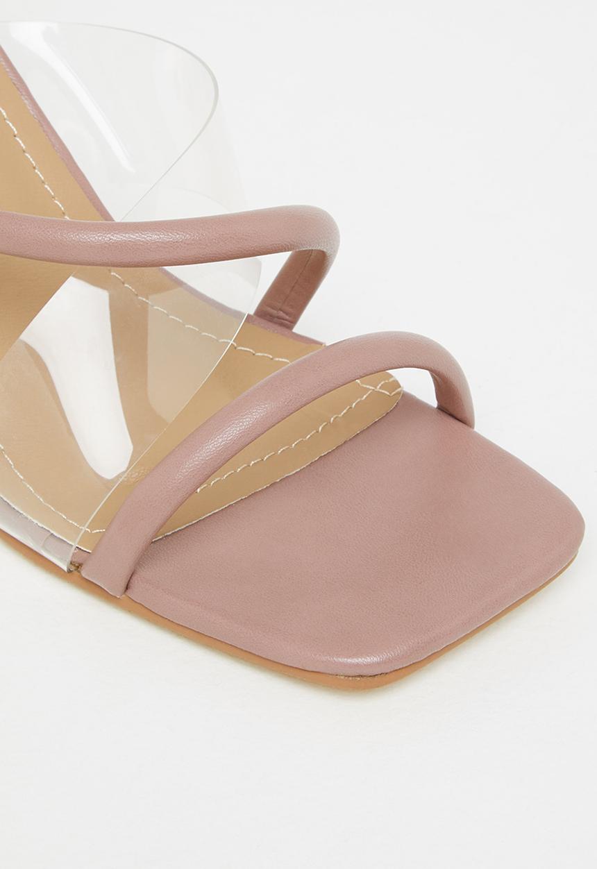 Madison® - Arial mule stiletto heel - misty rose