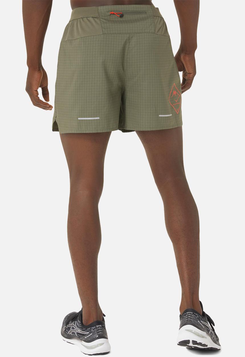 ASICS - Fujitrail logo short - mantle green