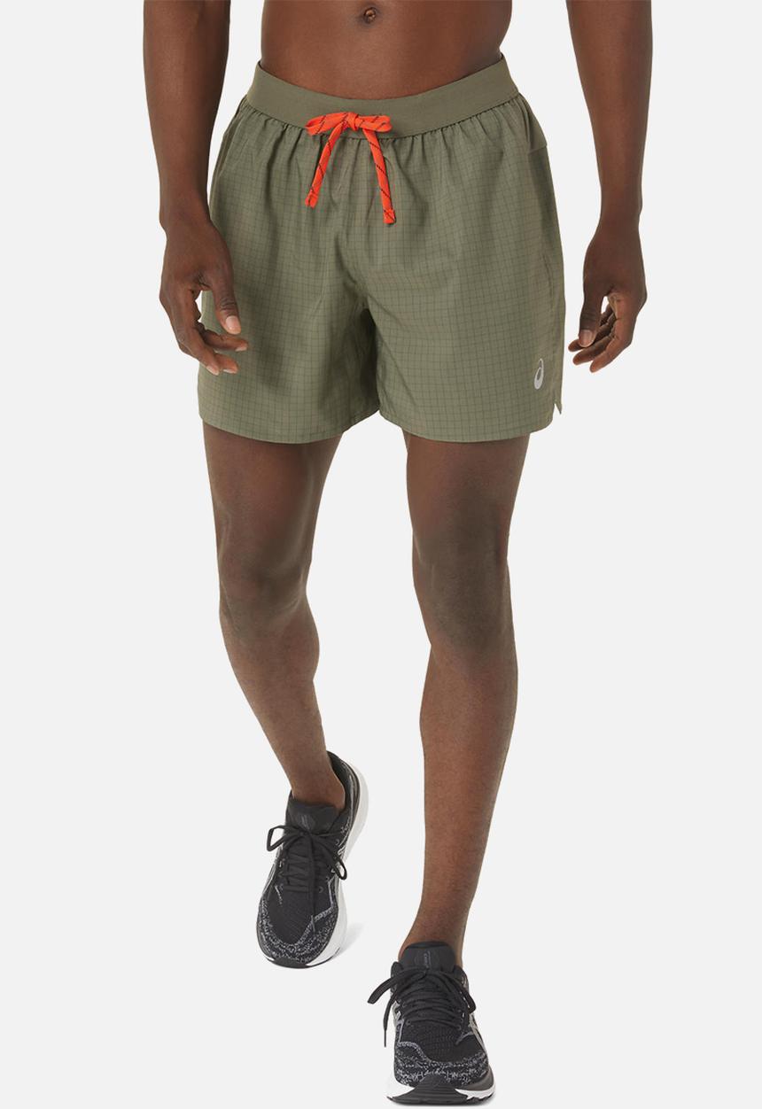 ASICS - Fujitrail logo short - mantle green