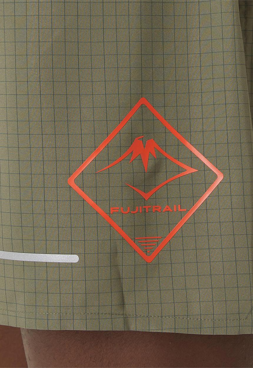 ASICS - Fujitrail logo short - mantle green