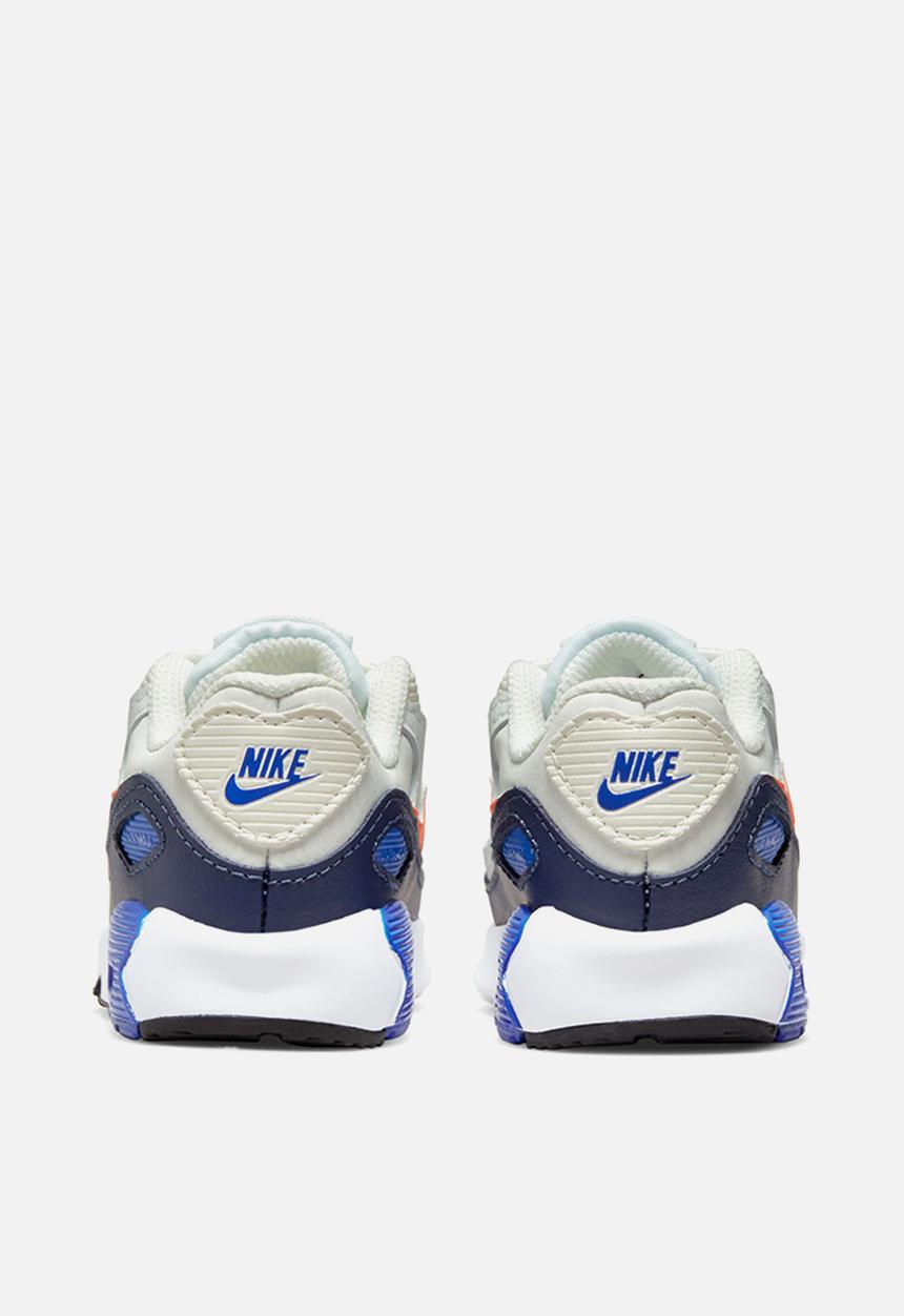 Nike - Nike air max 90 - summit white/safety orange-midnight navy