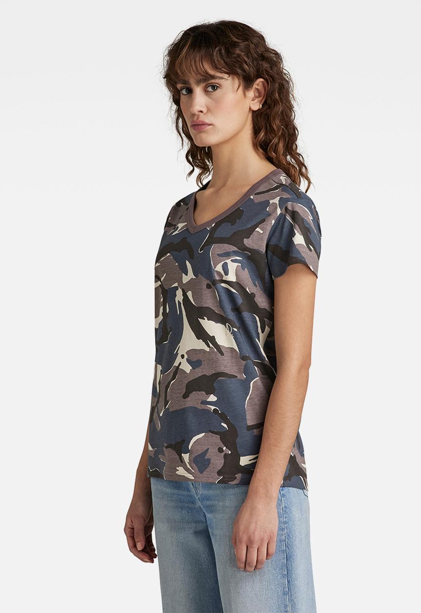 G-STAR - All over v t - brown rice woodland camo