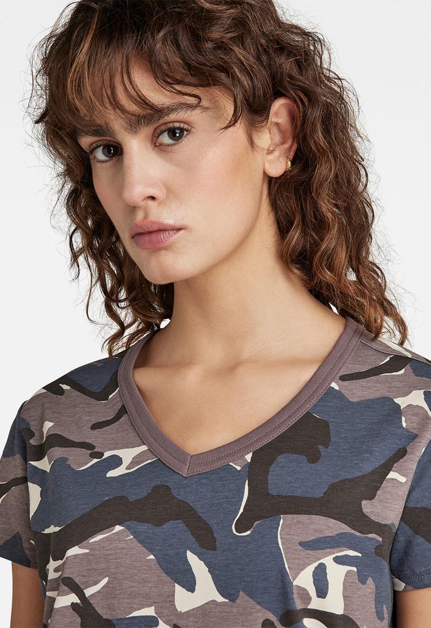 G-STAR - All over v t - brown rice woodland camo