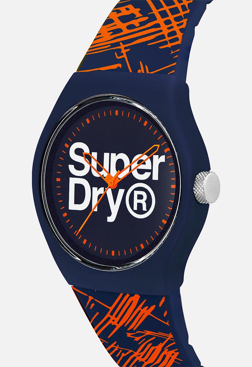 Superdry. - Gts urban etch - blue & orange