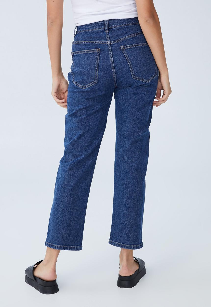 Cotton On - Straight stretch jean - nordic blue