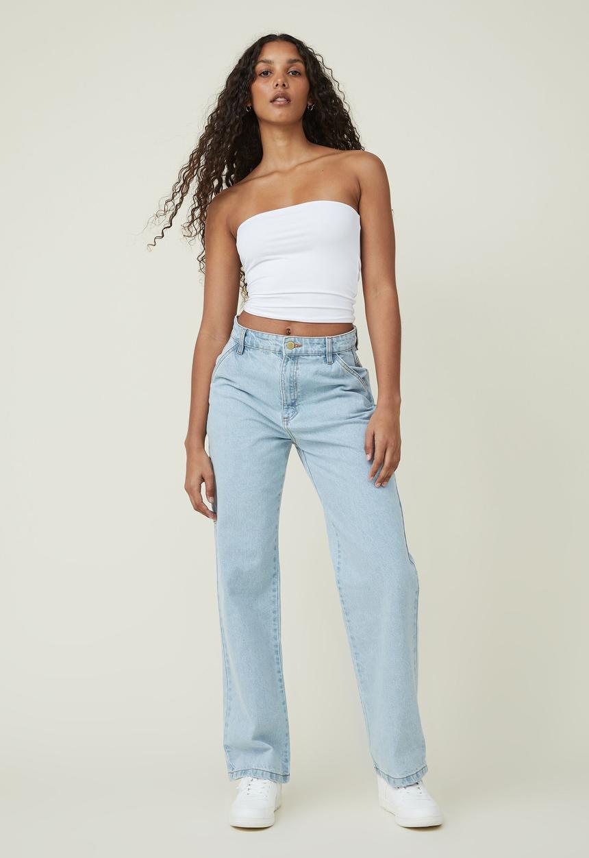 Cotton On - Sculpted tube top - white