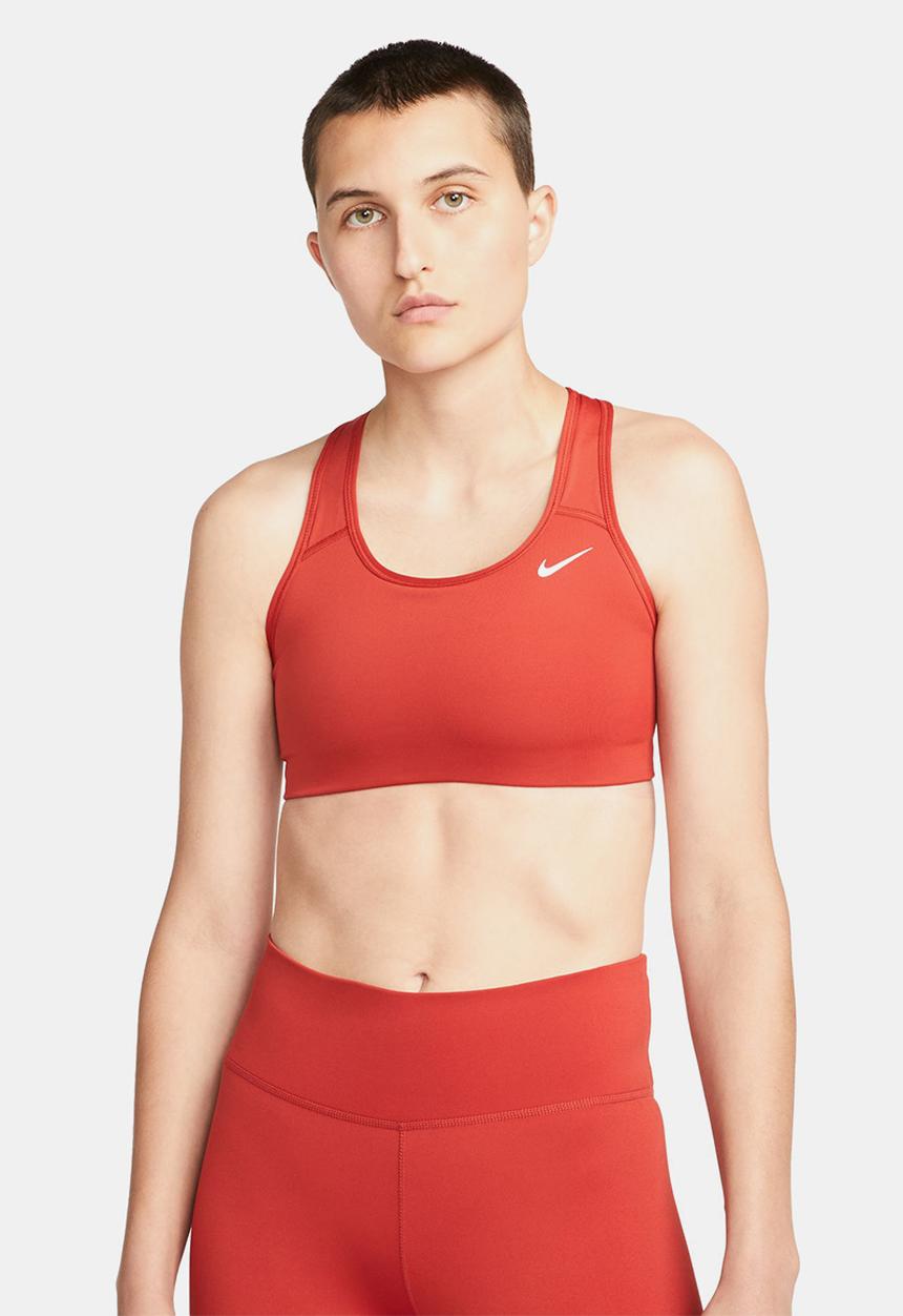 Nike - W Nike df swoosh non padded bra - cinnabar