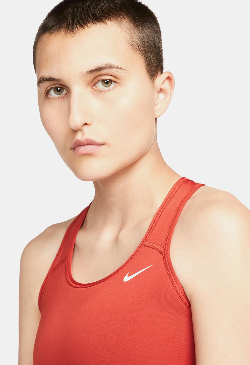 Nike - W Nike df swoosh non padded bra - cinnabar