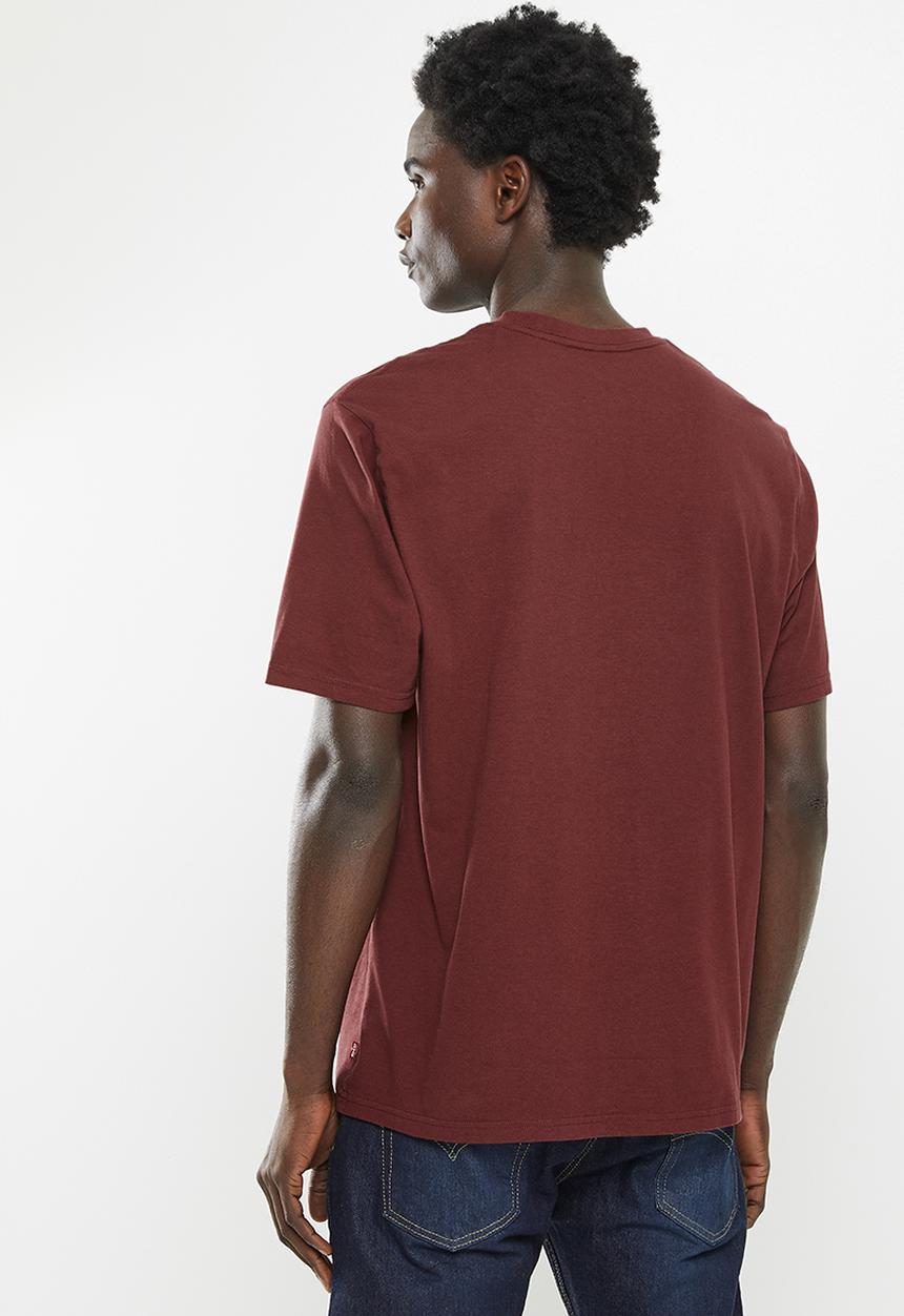 Levi’s® - Short sleeve relaxed fit tee - burgundy