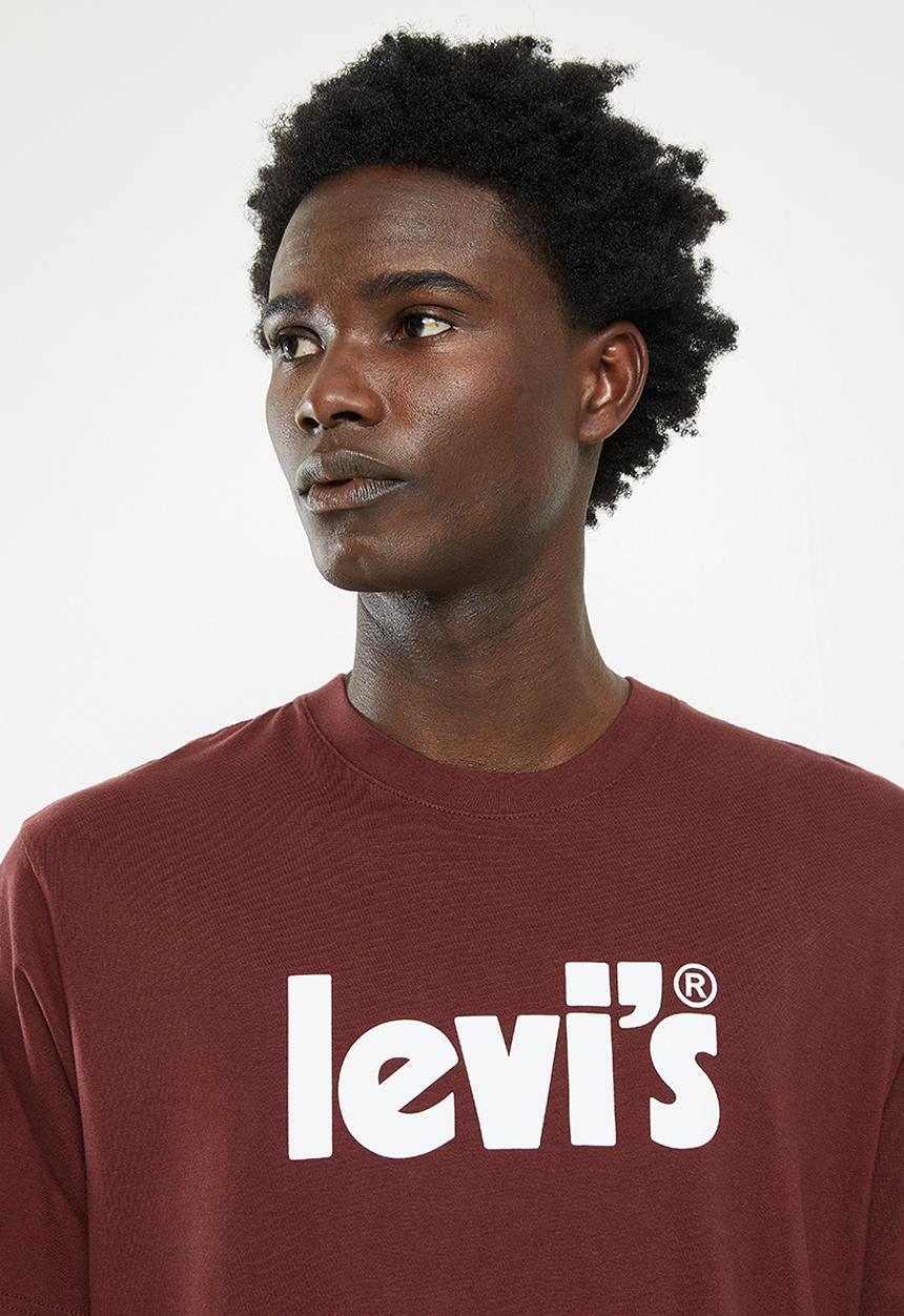 Levi’s® - Short sleeve relaxed fit tee - burgundy