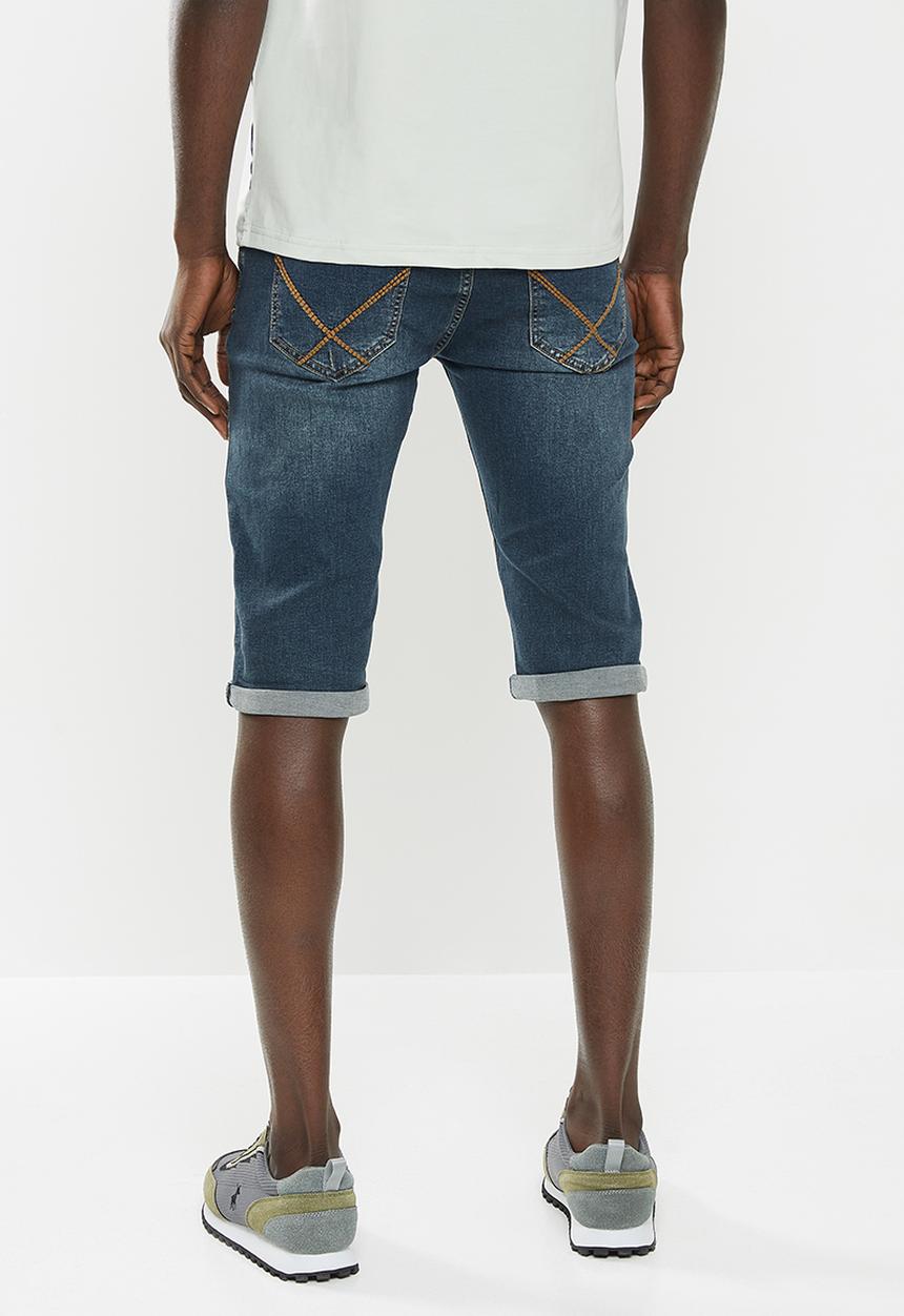 Pierre Cardin - PC eagle short slim fit  - double blue