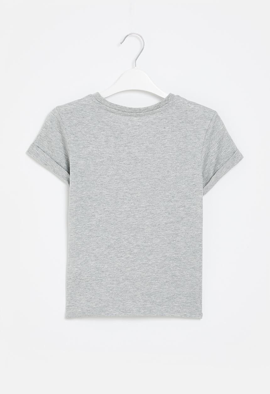 POLO - Girls jessica printed tee - grey