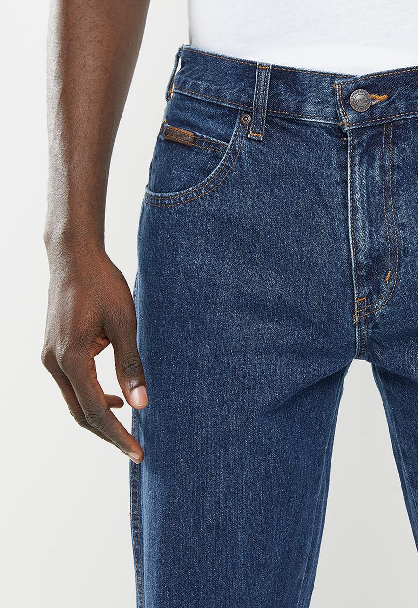 Wrangler - Texas regular straight leg jeans - stonewash