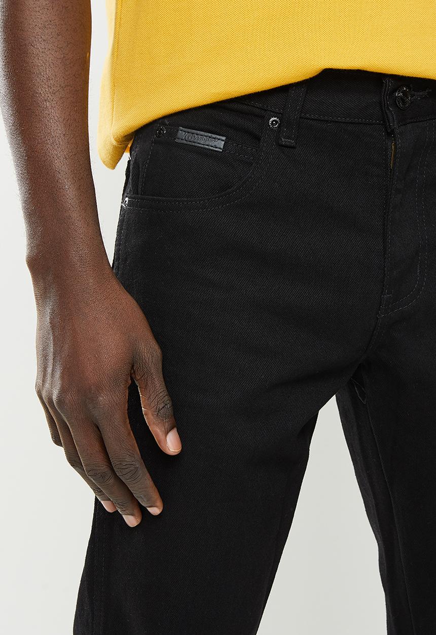 Wrangler - Texas regular straight leg jeans - black