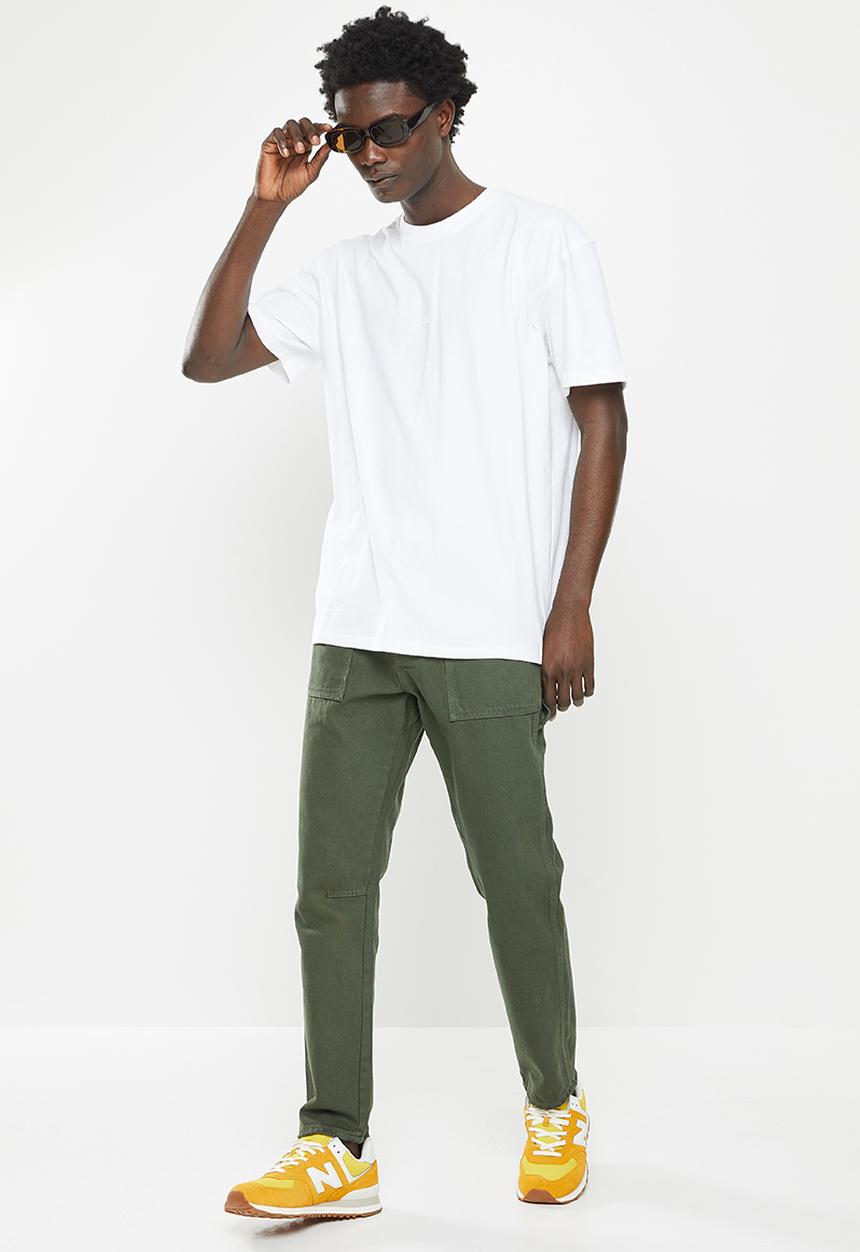 Jonathan D - Duke  crewneck T-shirt box fit - white