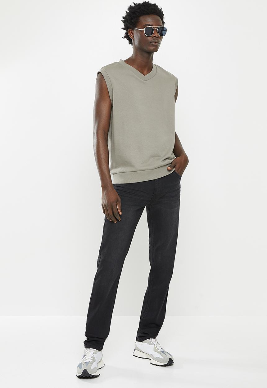 Jonathan D - Josh five pocket denim jeans slim fit - black