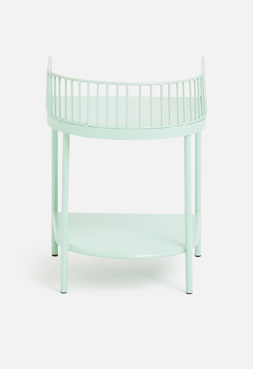 Sixth Floor - Boston metal side table - mint