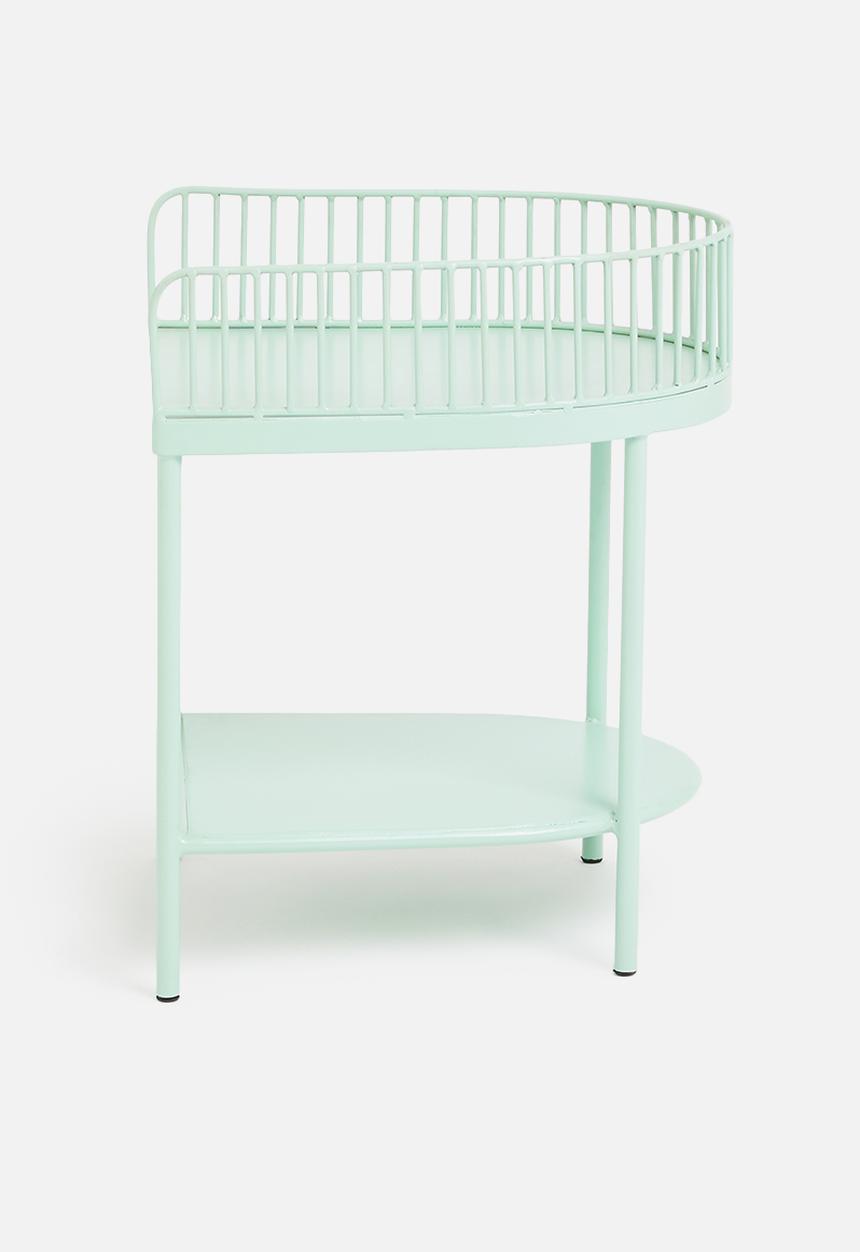 Sixth Floor - Boston metal side table - mint