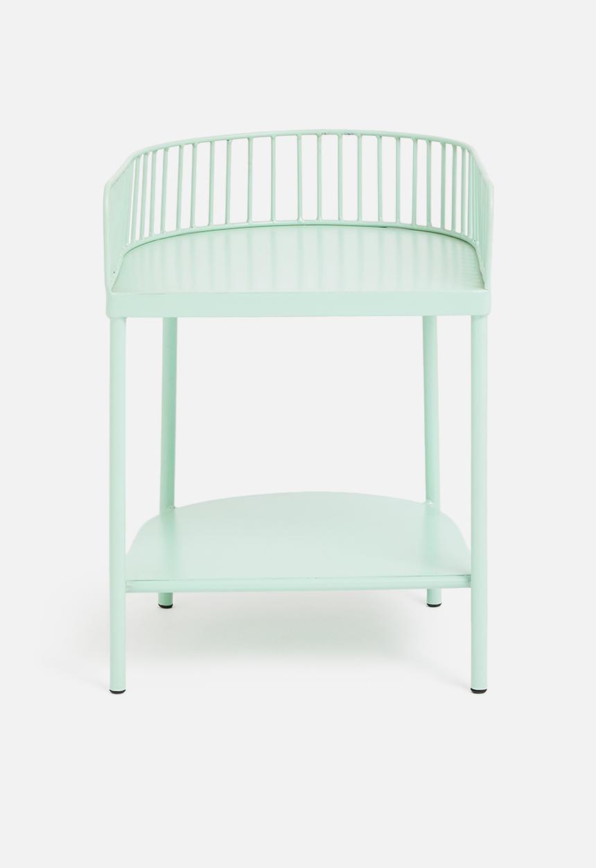 Sixth Floor - Boston metal side table - mint